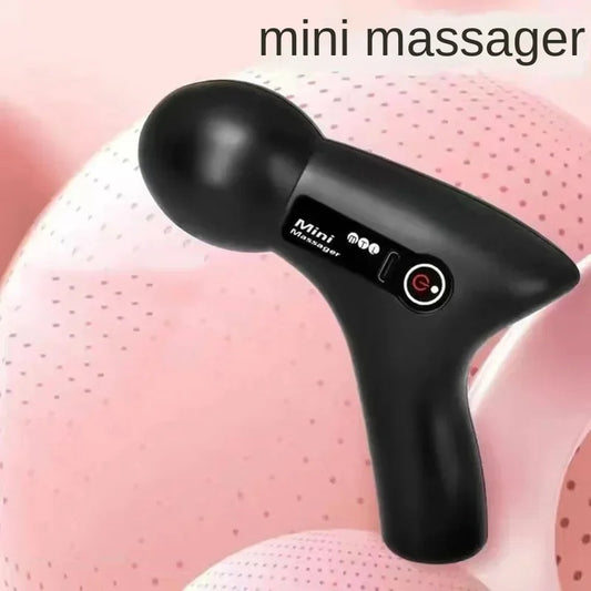 Portable Electric Massage Gun with 6 Attachments & LCD Display