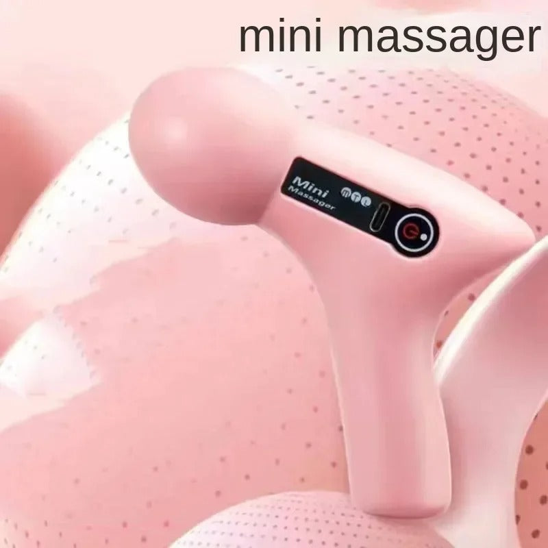 Portable Electric Massage Gun with 6 Attachments & LCD Display
