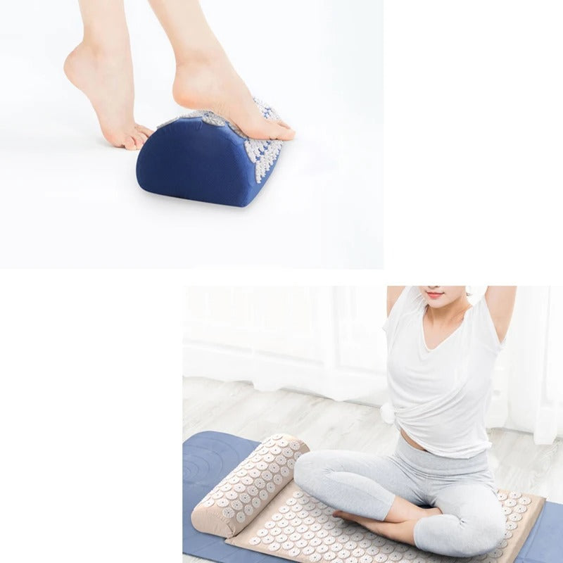Purple Yoga Massage Pad – Large Touchpoints for Neck, Back & Feet