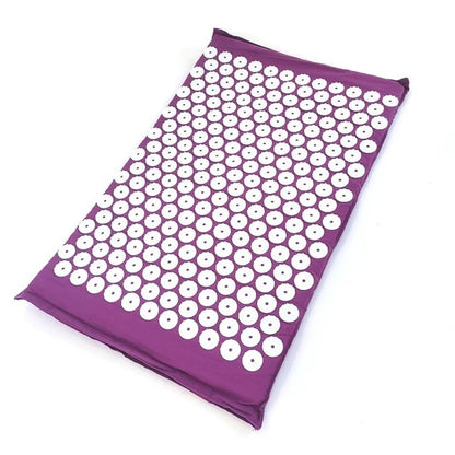 Purple Yoga Massage Pad – Large Touchpoints for Neck, Back & Feet